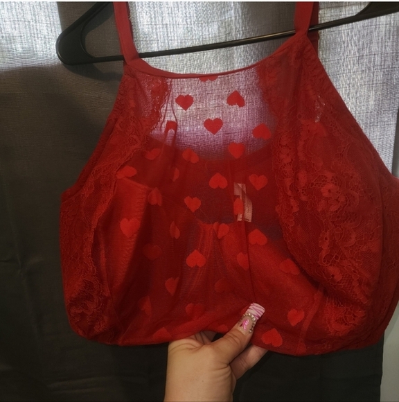 🍂🍁NWOT cacique 44H Valentines day heart bra - Picture 4 of 6